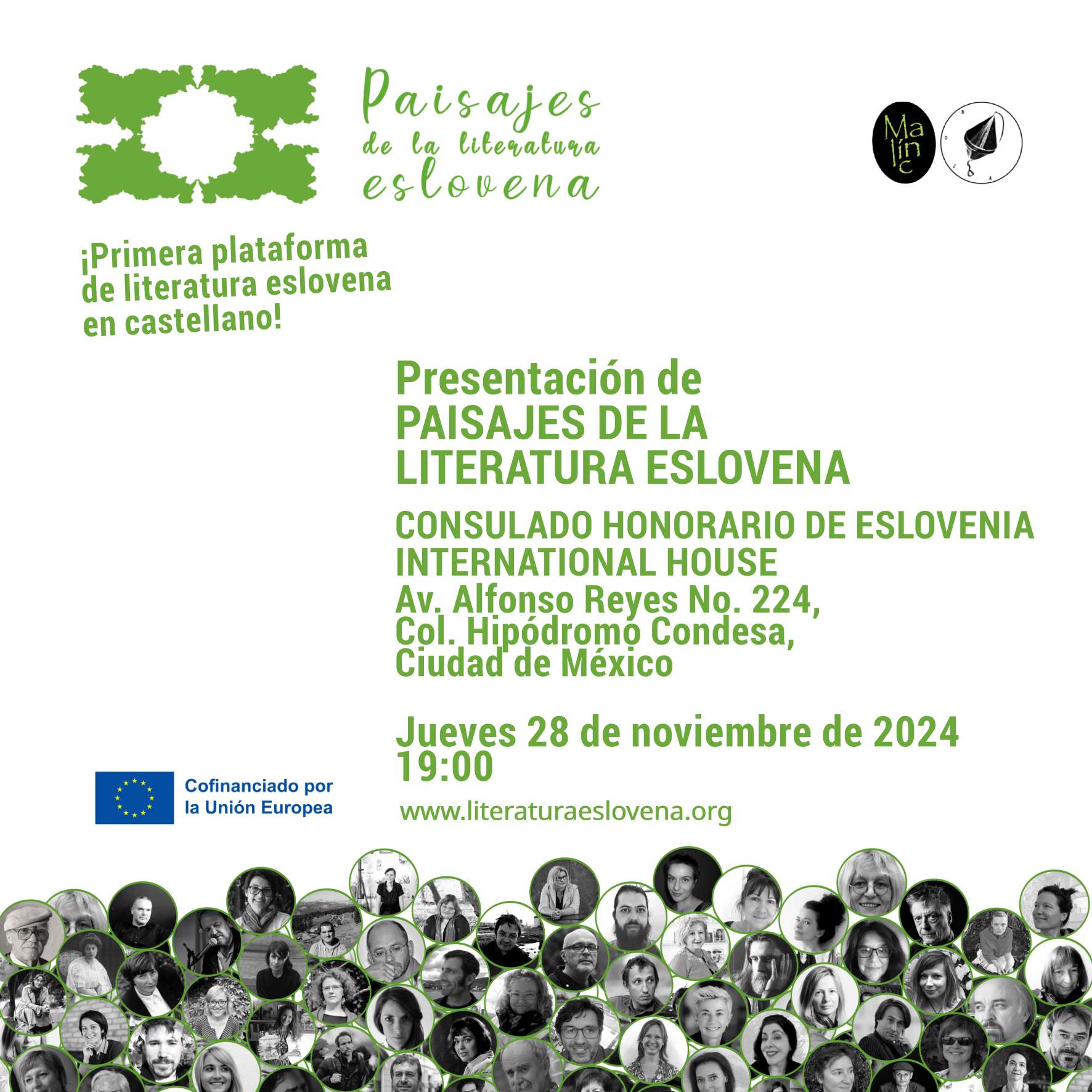 Presentaciones de Paisajes de la literatura eslovena 2024 | Pokrajine slovenske literature: interaktivne predstavitve